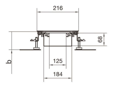 Hager Bodenkanal estrichbündig BKW200090 