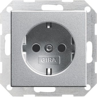 GIRA 046626 SCHUKO o.Kr.System 55 F Alu 