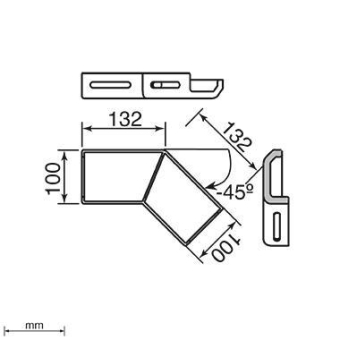 Unex Winkelverbinder fallend    66852-48 