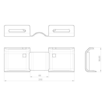 Unex Horizontales Gelenkstück      66854 