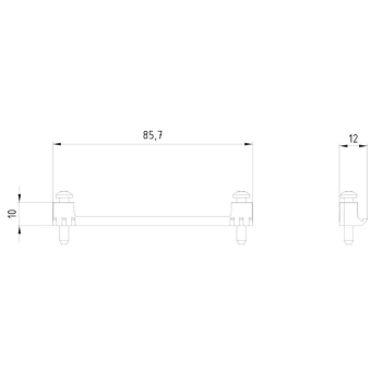 SIEM Halter für 5 PAC 7KM9900-0GA00-0AA0 