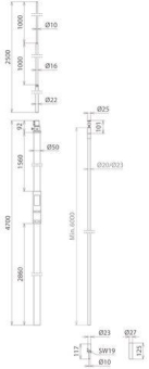 DEHN HVI 23 L6M SR4700 IP RFS2500 GFK AL 
