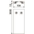 OBO DRL 100 FT Deckel m.Drehriegel 