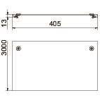 OBO DRL 400 FS Deckel m.Drehriegel 