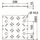 OBO DBKR 200 FS Riffelblechdeckel 