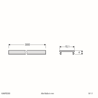 EVN Kunststoff-Abdeckung -      KAMFB300 