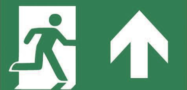 RED LED-Notleuchte 3h 5W IP40  FOLLOW ME 