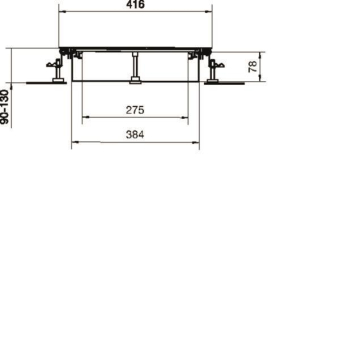 Hager Bodenkanal estrichbündig BKW400090 