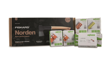 WAGO 887-447 PROFI-SET m.FISKARS Axt 