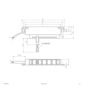 EVN P-LED-AMP-Verteiler 350- P-LEDAMP006 