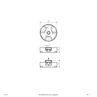 EVN 2fach LED Verteil. Schneidkl PLVT1-2 