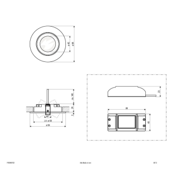 EVN LED-Einbaustrahler ws 6W   P30060102 
