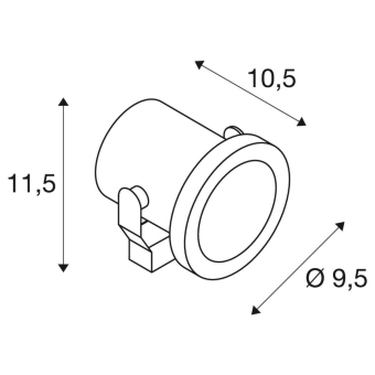 SLV NAUTILUS SPIKE LED Outdoor   1001962 