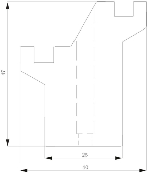 Siemens ISO-TRAGBOCK niedrig   8GF9318-2 