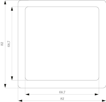 Siemens 5TG1321 DELTA style Rahmen 1fach 