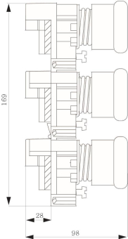 Siemens DIAZED-Reitersockel SR60 5SF6020 