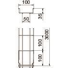 OBO GRM 35 100 G Gitterrinne GRM 