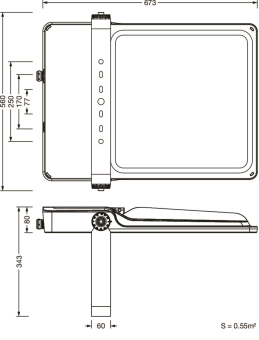 Siteco SiCOMPACT LED-Fluter 5XA7592E1K22 
