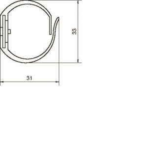 Hager Verdrahtungskanal flexibel   M5692 