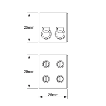 Kleinhuis Anschlussklemme        110/2.G 
