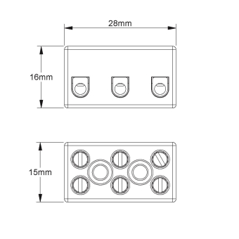HKL Anschlussklemme 2,5qmm,        128.G 
