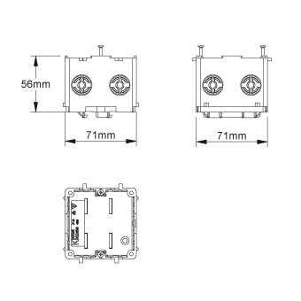 Kleinhuis Geräteeinbaudose       KED65/0 