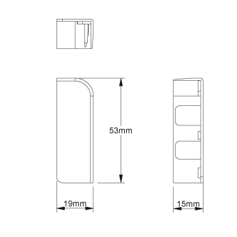 Kleinhuis Endstück links SDK    SFE50L.3 