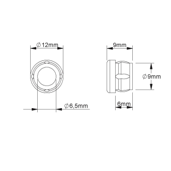 HKL Iso Einstecknippel WS           523W 