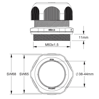 Kleinhuis IPON-Kabel-          1234M6301 