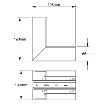 Kleinhuis Inneneck BS 65X130/80 BI1308.3 