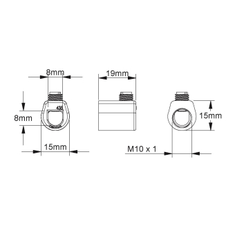 HKL Iso Klemmhülse schwarz         1435H 