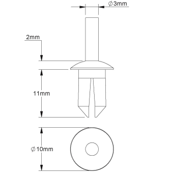 Kleinhuis Spreizniet Durchmesser    NIK6 
