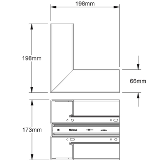 Kleinhuis Inneneck 90°          BI1708.3 