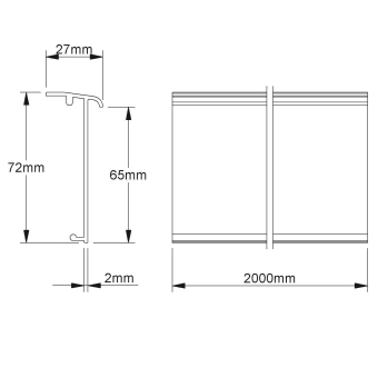 Kleinhuis SDK Kanaloberteil     T/SD70.3 