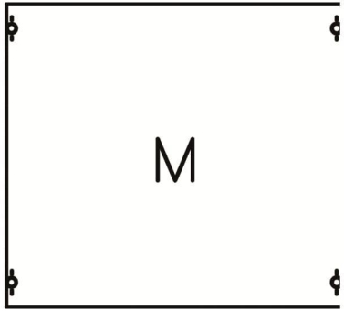 STRIE Einbaufeld mit               2M00A 