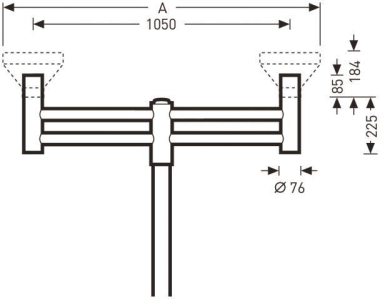 TRIL Zubehör   09800/2/76-II Mastaufsatz 