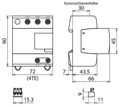 Dehn 954305 DV M2 TNC   DV M2 TNC 255 FM 