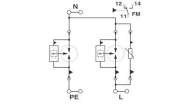 Phoenix       FLT-SEC-T1+T2-1S-350/25-FM 