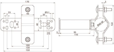 Dehn 105348 WB     WB D40.50 SE WA95 V2A 