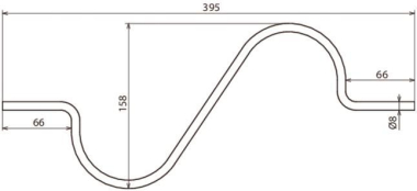 DEHN Dehnungsstück 8mm            374011 