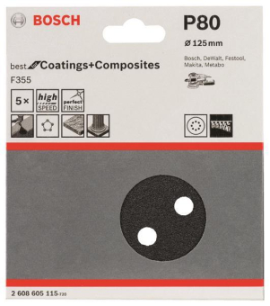 Bosch 5Schleifblatt F355      2608605115 