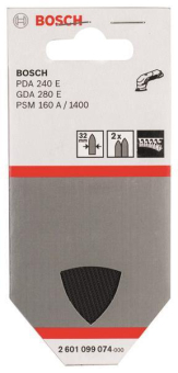 Bosch 2Klettgewebeersatz zu   2601099074 
