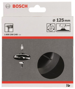 Bosch Stützteller 125mm 8mm   1609200240 