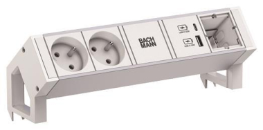 Bachmann DESK2 ALU WHITE 2xUTE   937.415 