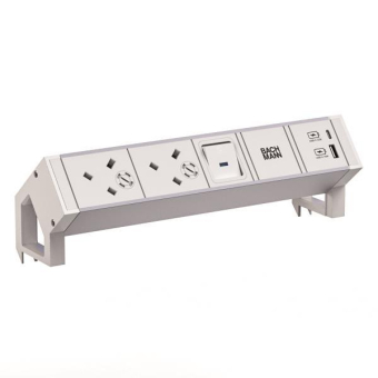 Bachmann DESK2 ALU WHITE 2xUK    937.418 
