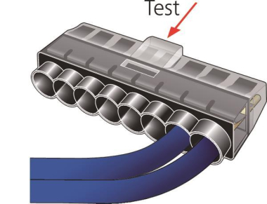 Hellermann HCPM-8-PC-BK/CL Verbindungs- 