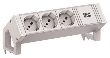 Bachmann DESK2 ALU WHITE 3xP40 0 937.429 