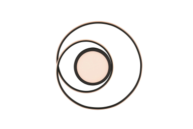 TRIO Deckenleuch. YAVA Schwarz 672310232 