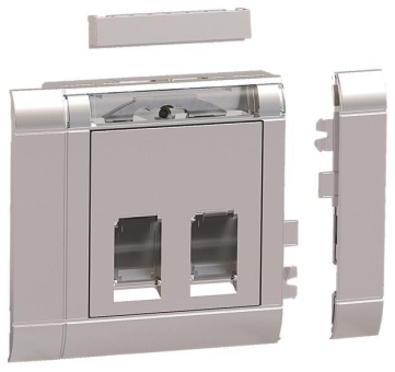 Hager Geräteeinbauset 2fach GSETDM042LAN 