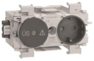 Hager Steckdose+Feinschutz    GS12019011 